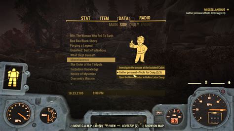 gather personal effects fallout 76.